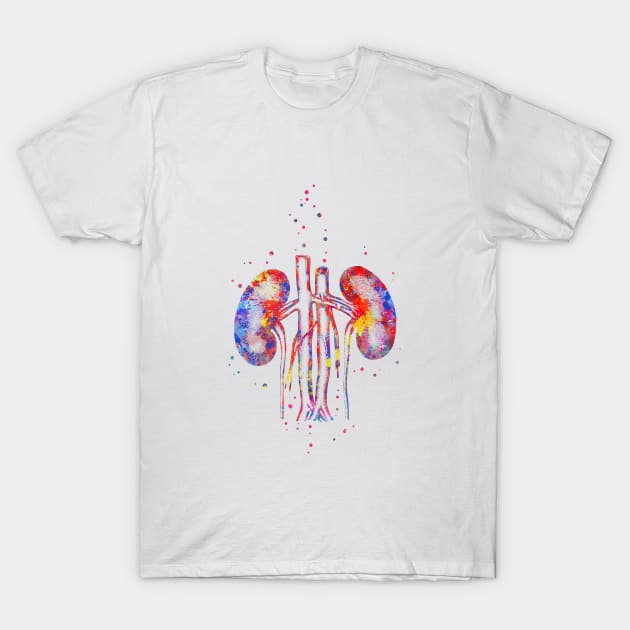 Kidney T-Shirt by RosaliArt